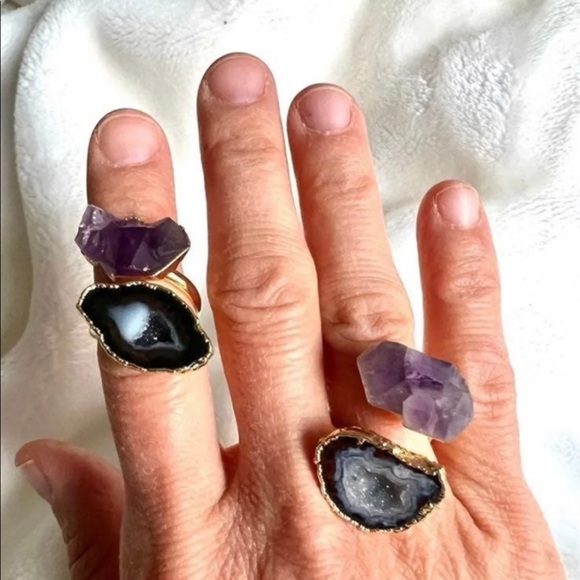 Ascension Amethyst Geode Ring - Picture 9 of 11